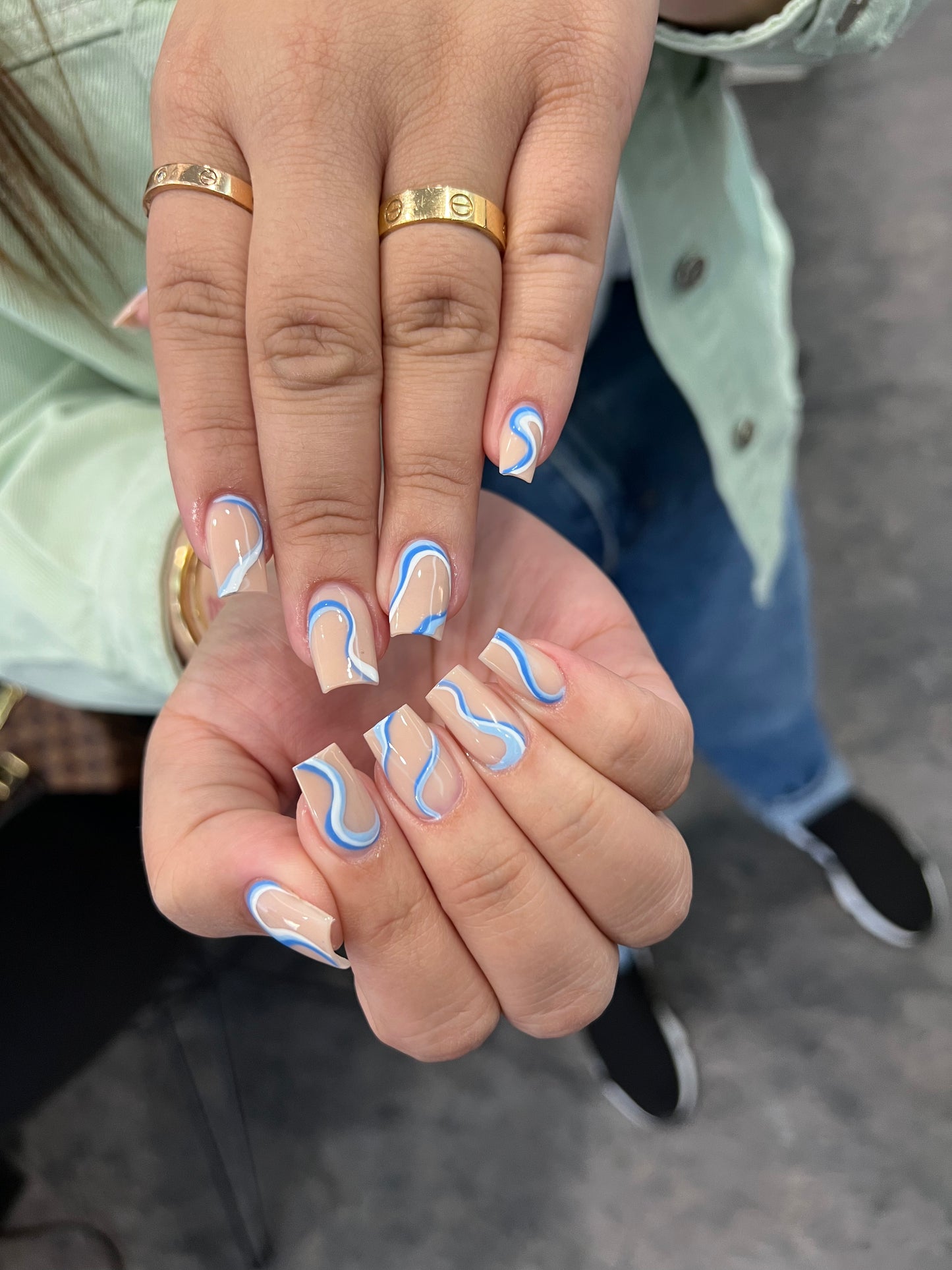 Blue Swirls