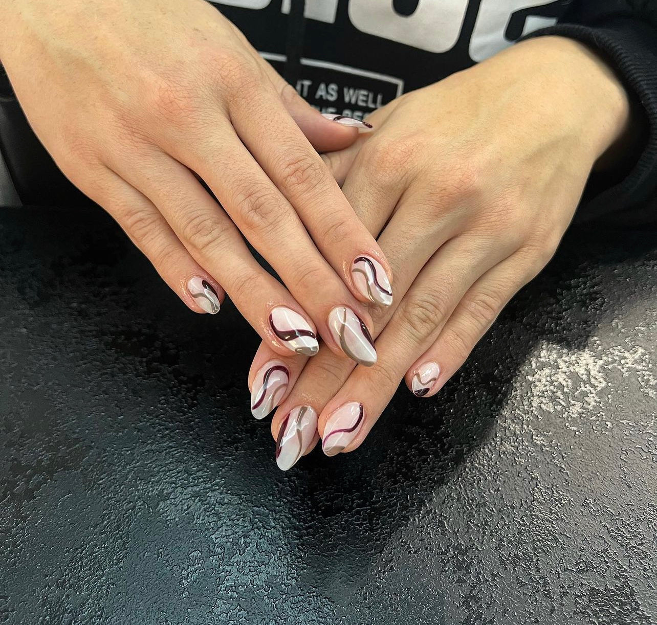 Brown Swirls