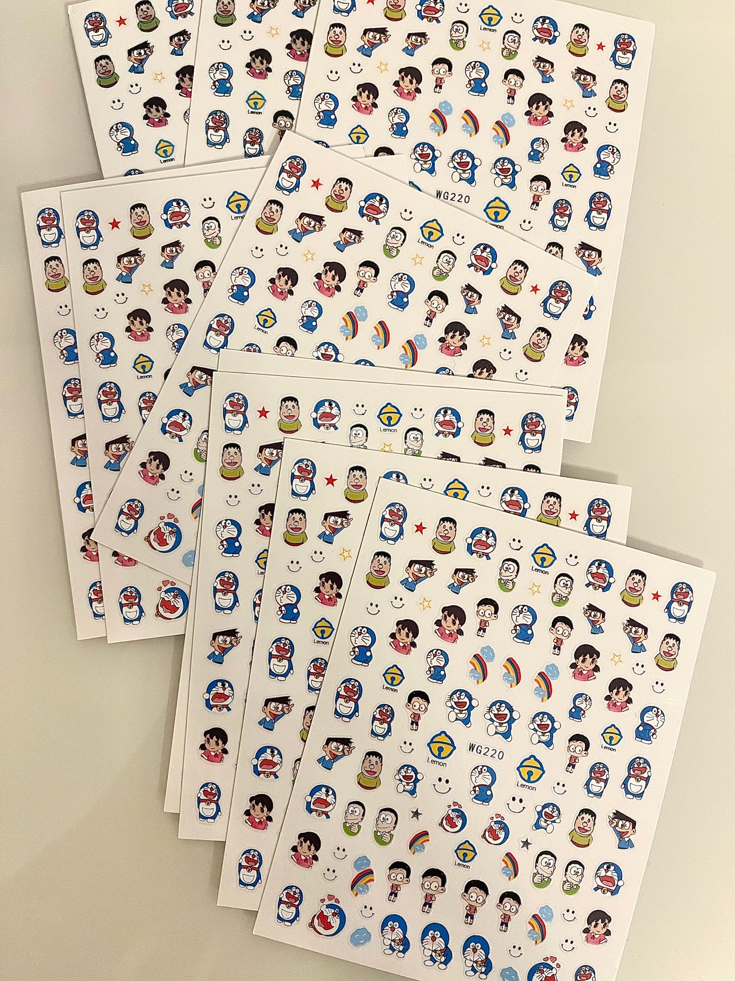 Doraemon Nailstickers