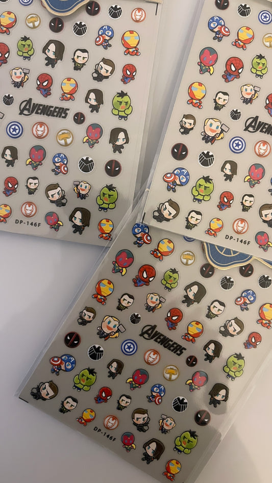 Avengers Nailstickers